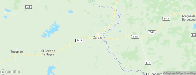 Zaraza, Venezuela Map