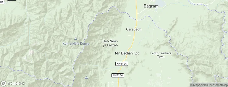 Zargarān, Afghanistan Map