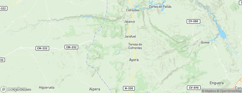 Zarra, Spain Map