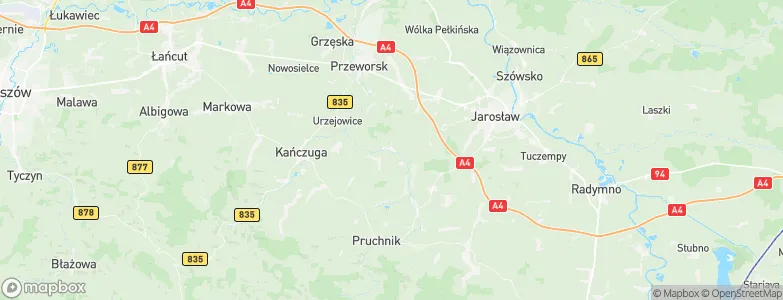 Zarzecze, Poland Map