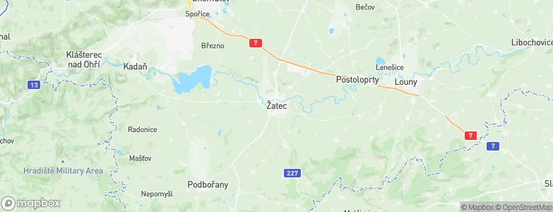 Žatec, Czechia Map