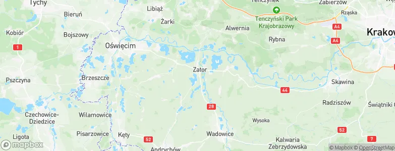 Zator, Poland Map