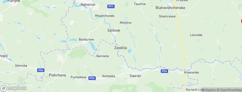Zavallya, Ukraine Map