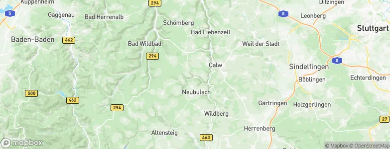 Zavelstein, Germany Map