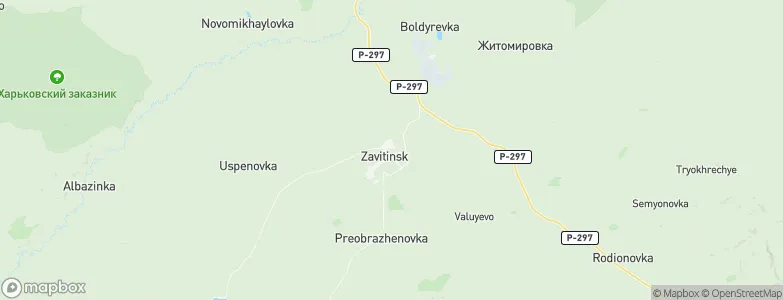 Zavitinsk, Russia Map