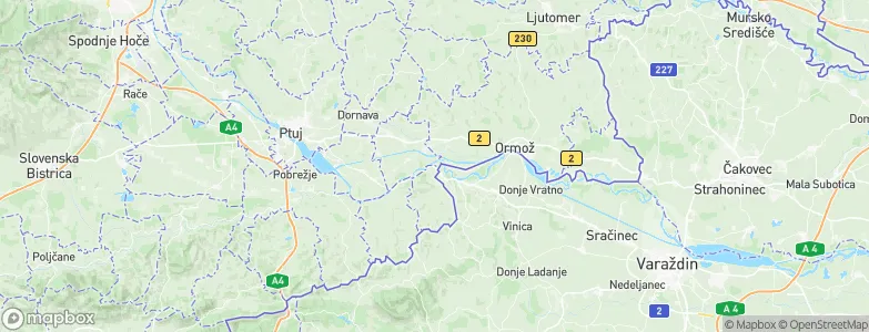 Zavrč, Slovenia Map