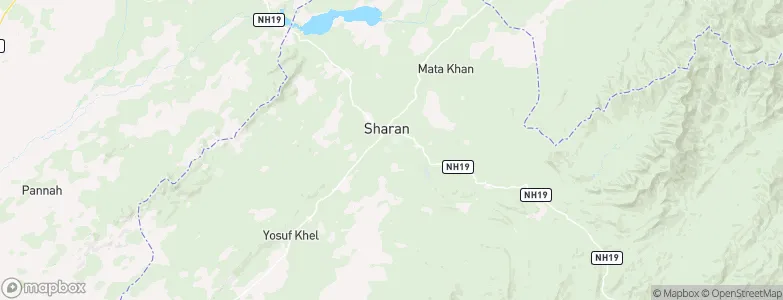Zaṟah Sharan, Afghanistan Map