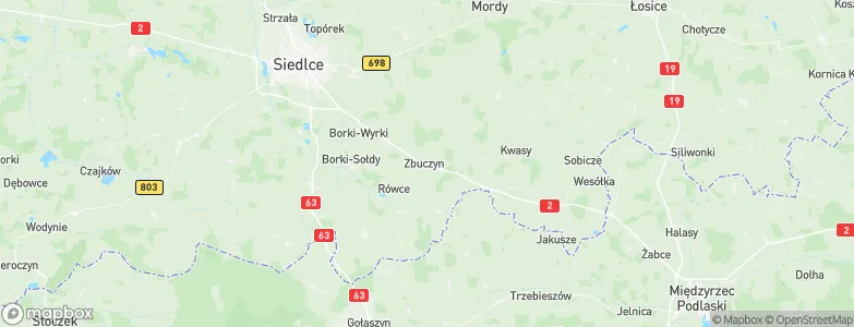 Zbuczyn, Poland Map