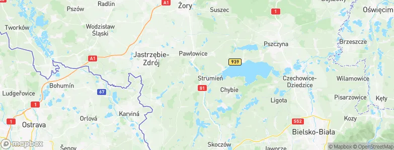 Zbytków, Poland Map