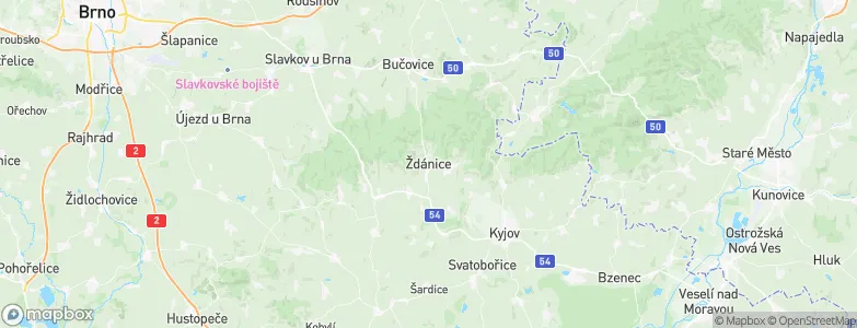 Ždánice, Czechia Map