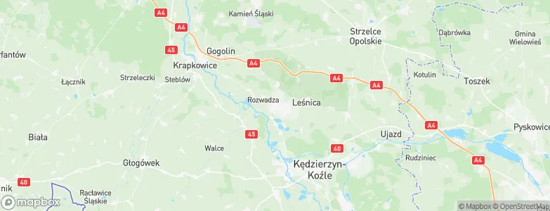Zdzieszowice, Poland Map