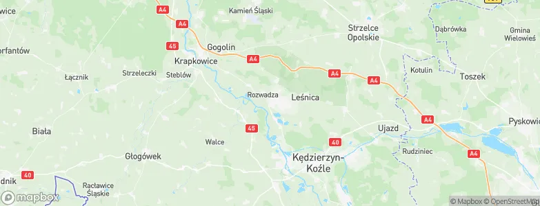 Zdzieszowice, Poland Map