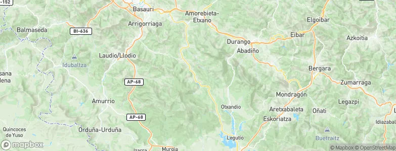 Zeanuri, Spain Map