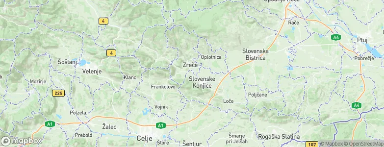 Zeče, Slovenia Map