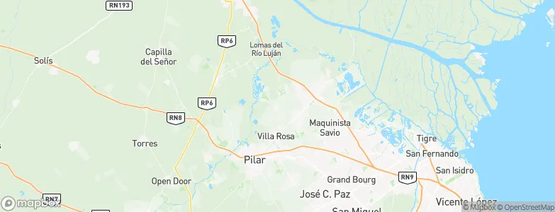 Zelaya, Argentina Map