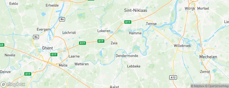 Zele, Belgium Map