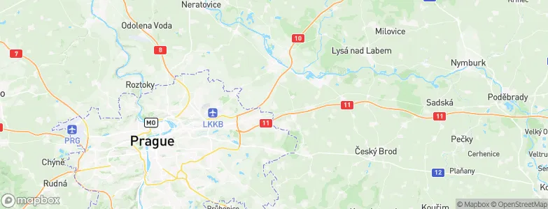 Zeleneč, Czechia Map