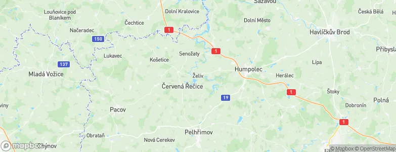 Želiv, Czechia Map
