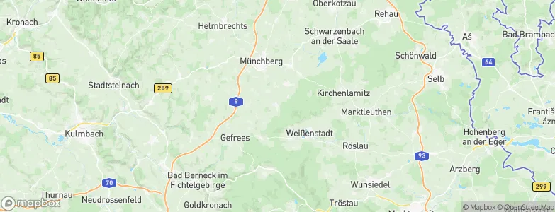 Zell im Fichtelgebirge, Germany Map