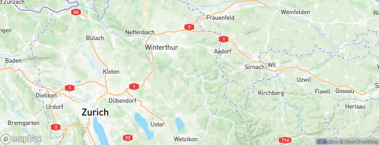 Zell (ZH), Switzerland Map