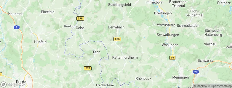 Zella, Germany Map