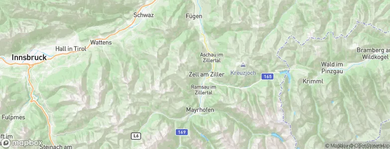 Zellberg, Austria Map