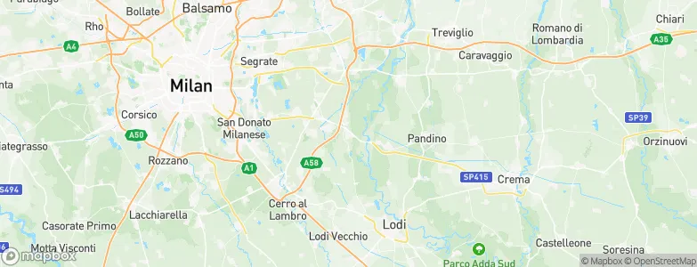 Zelo Buon Persico, Italy Map