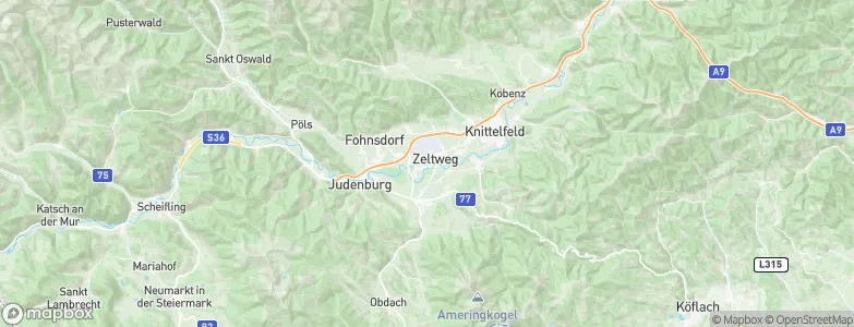 Zeltweg, Austria Map