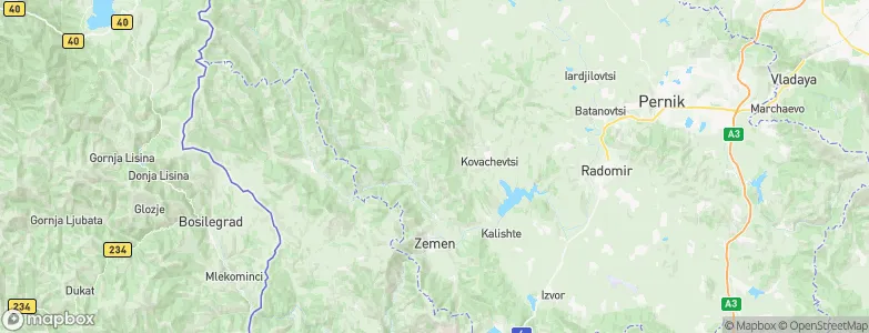 Zemen, Bulgaria Map