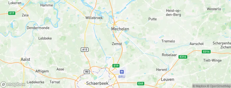 Zemst, Belgium Map