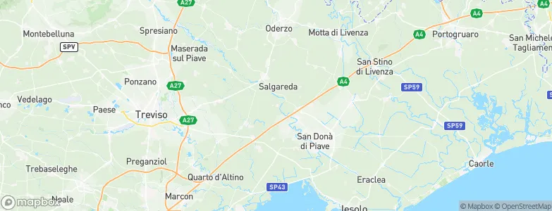 Zenson di Piave, Italy Map
