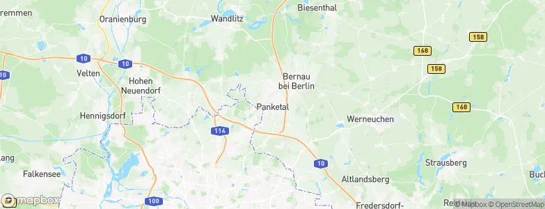 Zepernick, Germany Map