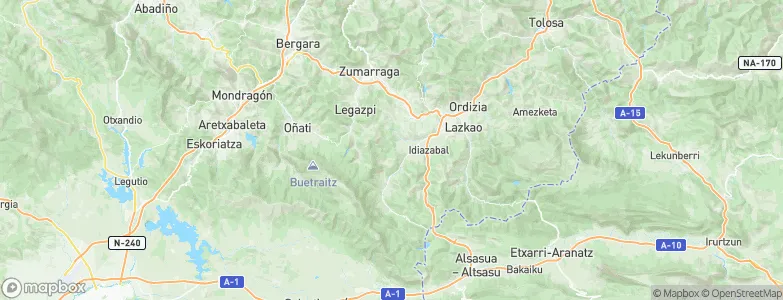 Zerain, Spain Map