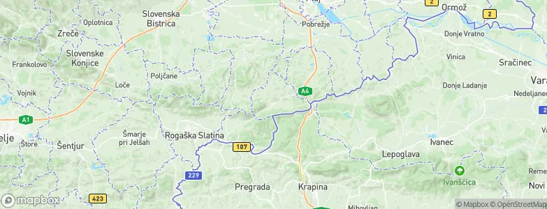Žetale, Slovenia Map