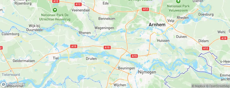 Zetten, Netherlands Map