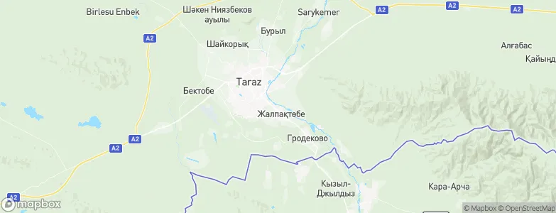 Zhalpaktobe, Kazakhstan Map
