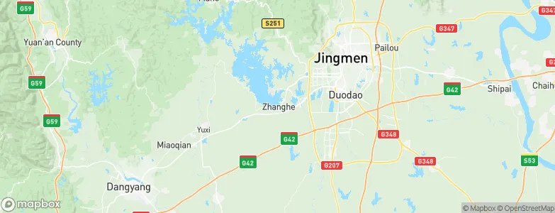 Zhanghe, China Map