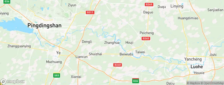 Zhanghua, China Map
