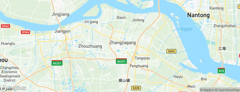 Zhangjiagang, China Map