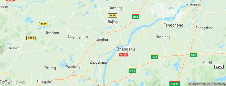 Zhangjiashan, China Map