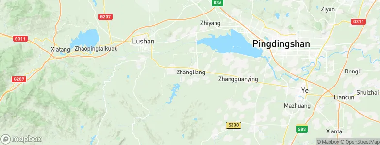 Zhangliang, China Map