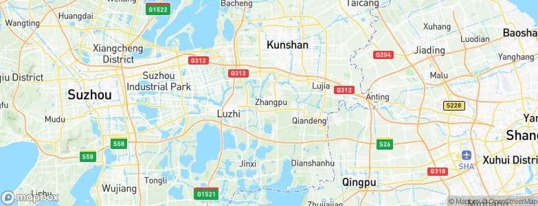 Zhangpu, China Map
