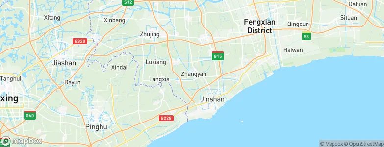 Zhangyan, China Map