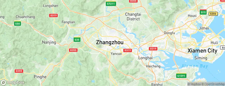 Zhangzhou, China Map