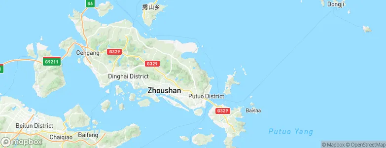 Zhanmao, China Map