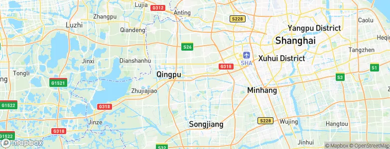 Zhaoxiang, China Map