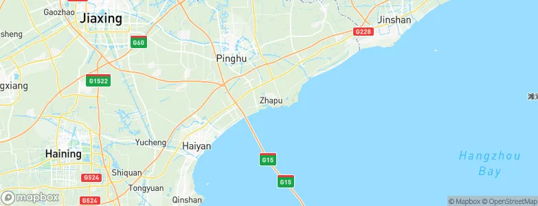 Zhapu, China Map