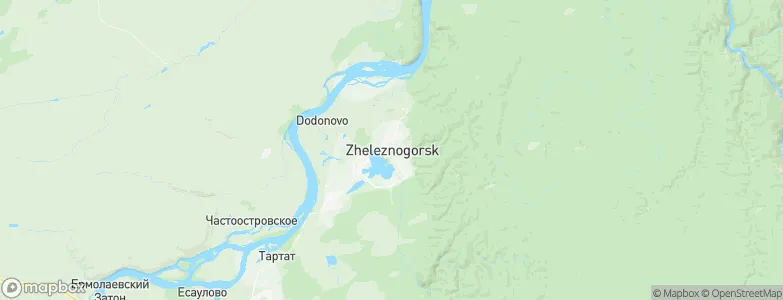 Zheleznogorsk, Russia Map