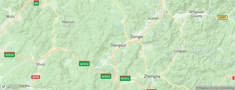 Zhengdun, China Map