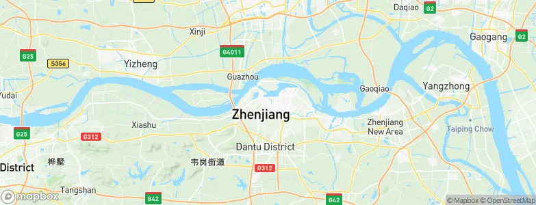 Zhenjiang, China Map